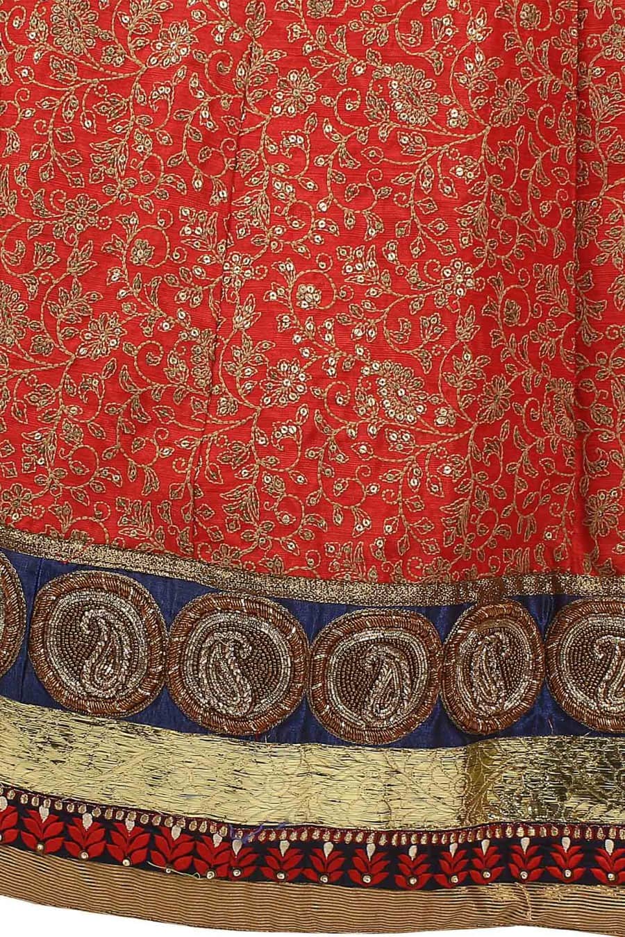 Zardozi Sequin Embroidered Lehenga Set