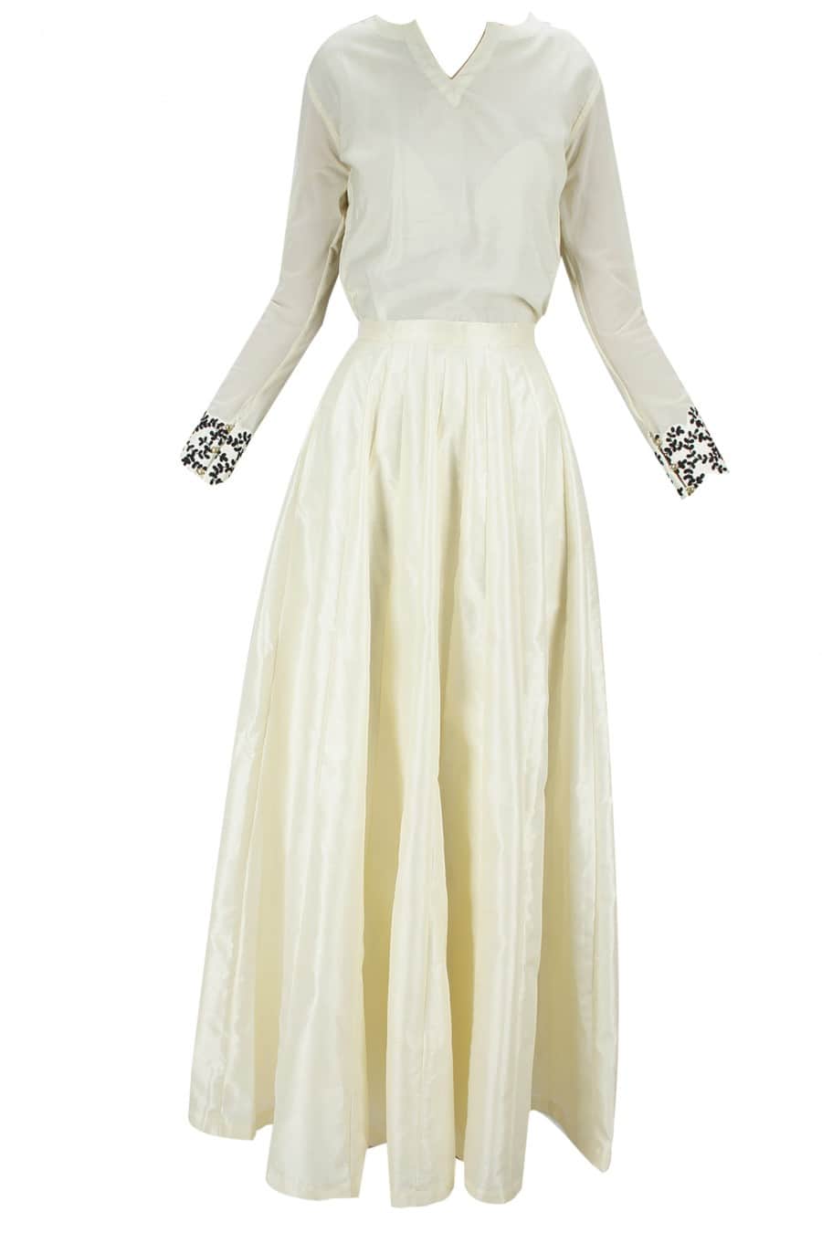 Ivory Lehenga Set with Jacket