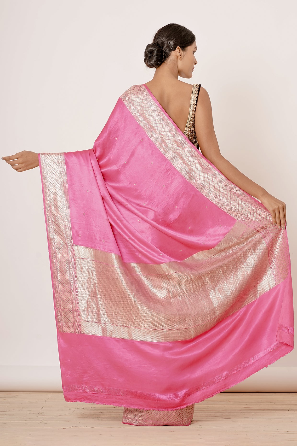 FUSCHIA PINK ROYAL BRIDAL SARI