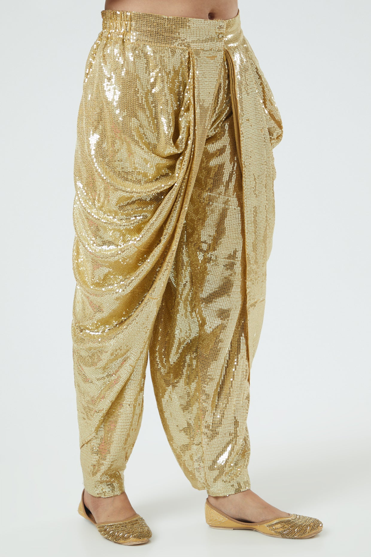 Fuchsia Pink  Embroidered Gotapatti Jacket Kurta Set