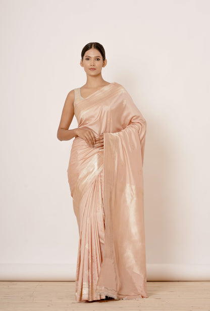 PEACH PASTEL SARI