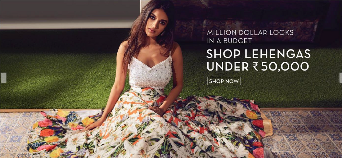 Lime Green Embroidered One Shoulder Net Drape Blouse and Floral Lehenga Set