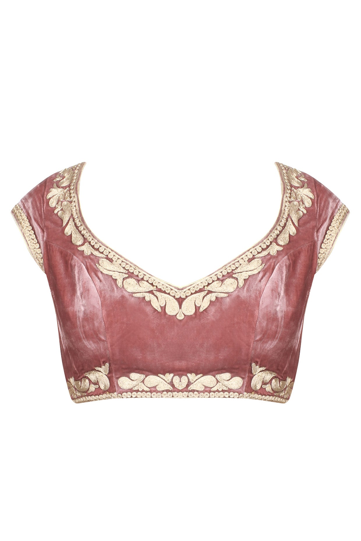 Blush Pink Embroidered Blouse