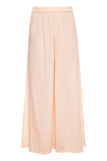 Peach embroidered anarkali set