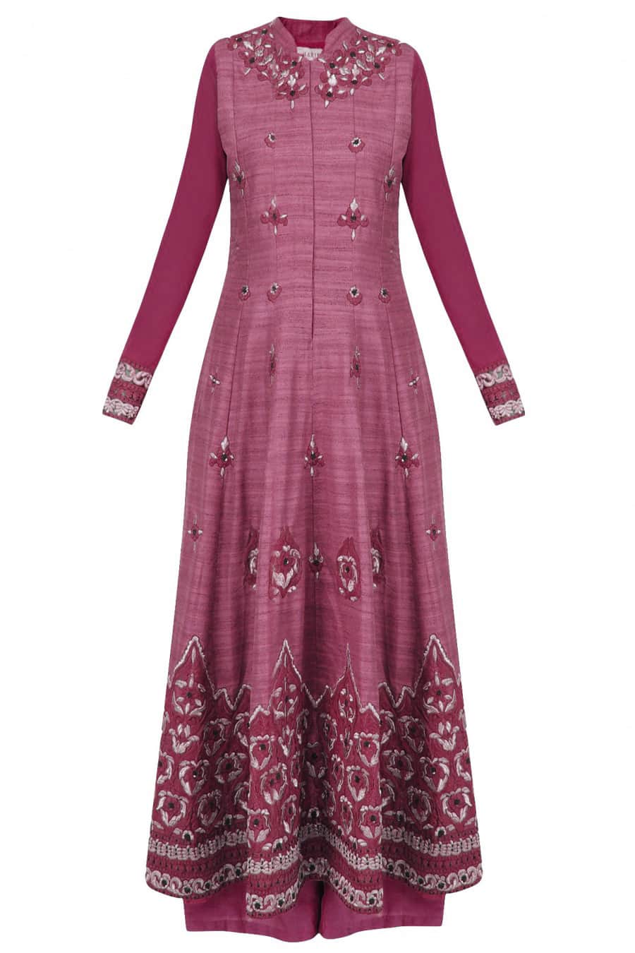 Onion Pink anarkali set