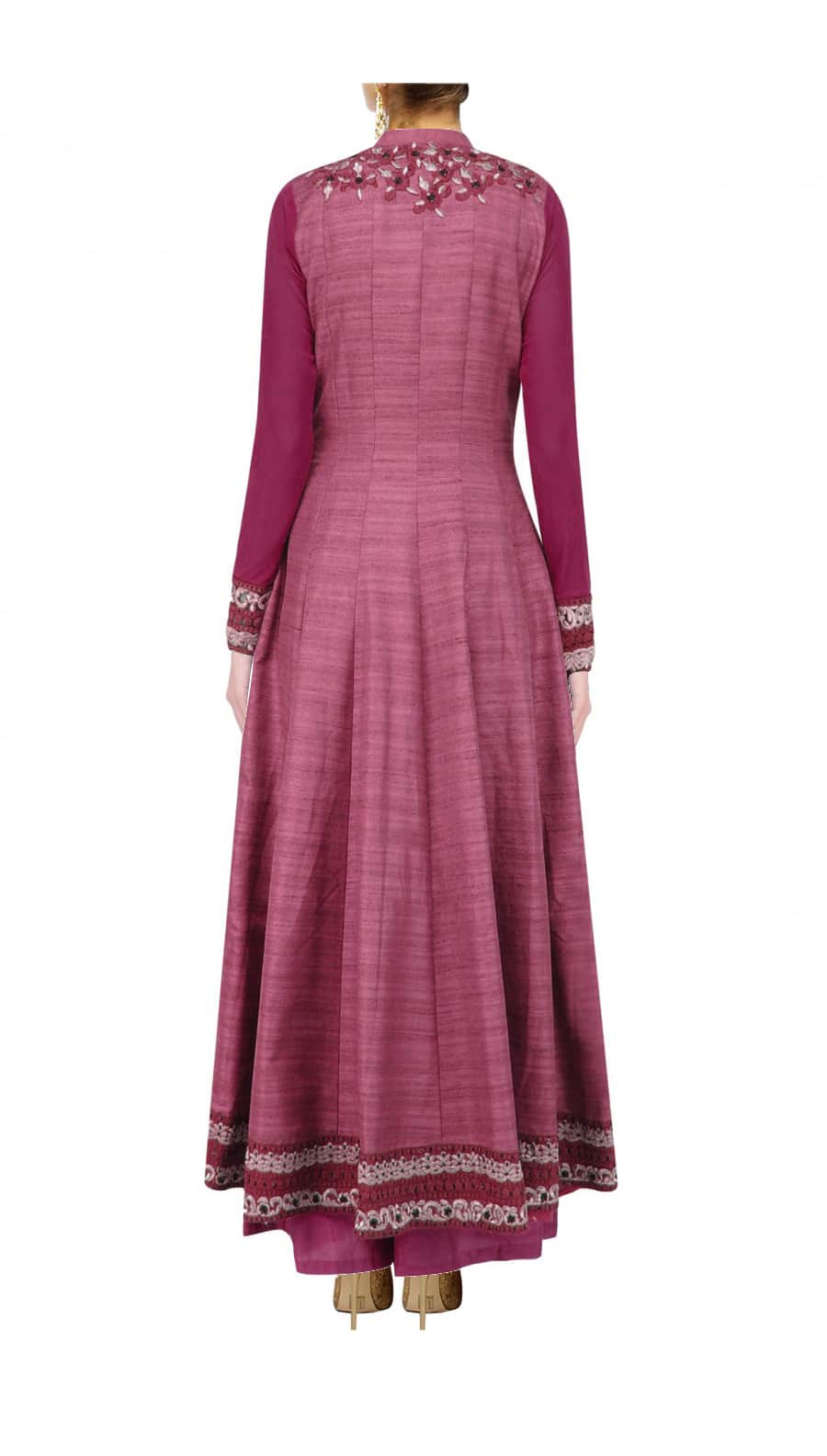 Onion Pink anarkali set