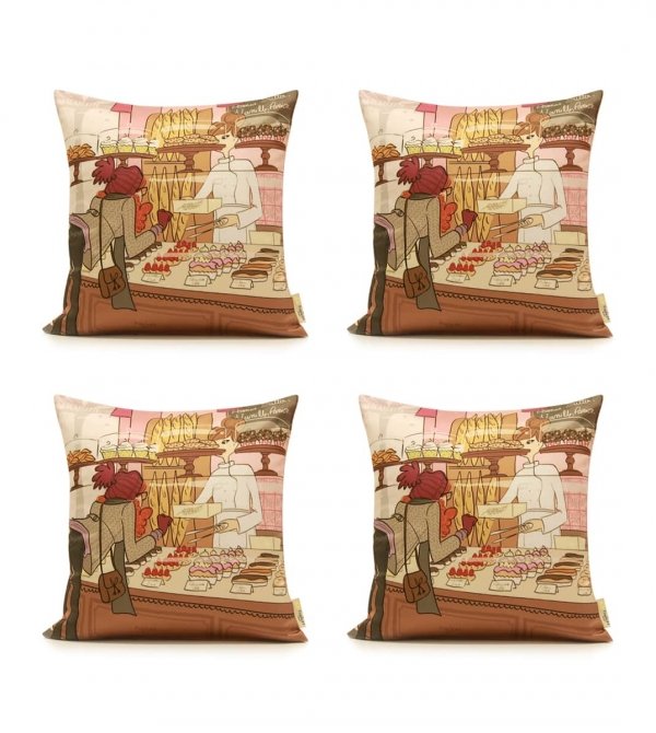 The Pastry Shop Cushion Cover